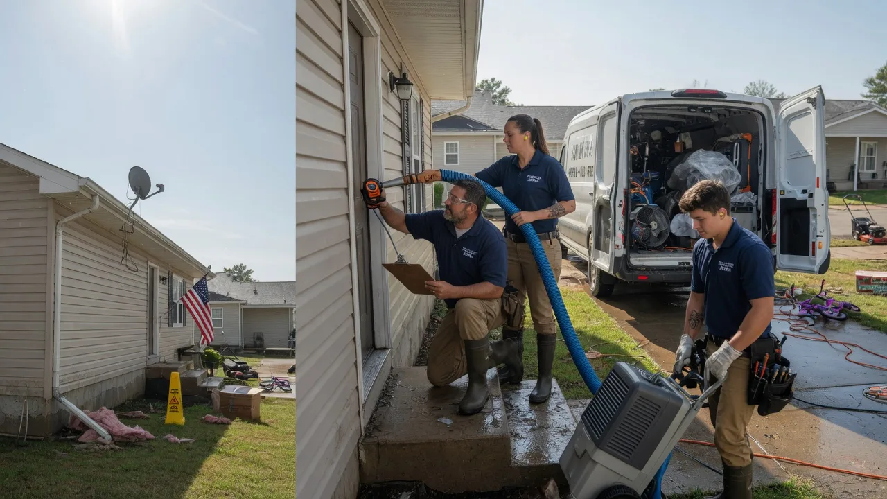 Ceiling Water Damage Restoration in Weatherford, OK near me